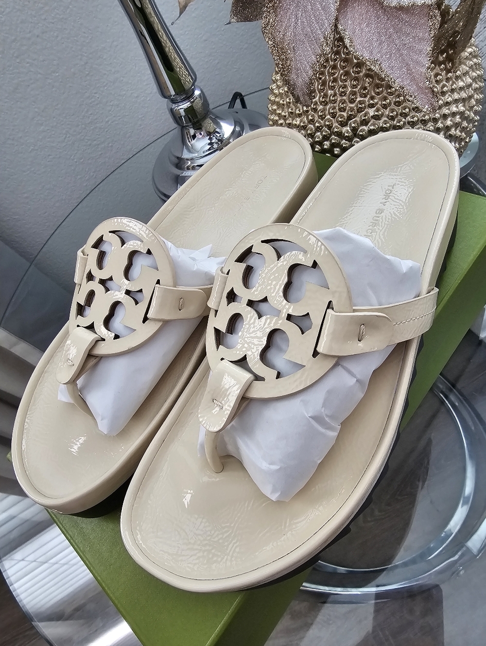 Tory Burch Miller Cloud Lug Sandal - Picture 2 of 8